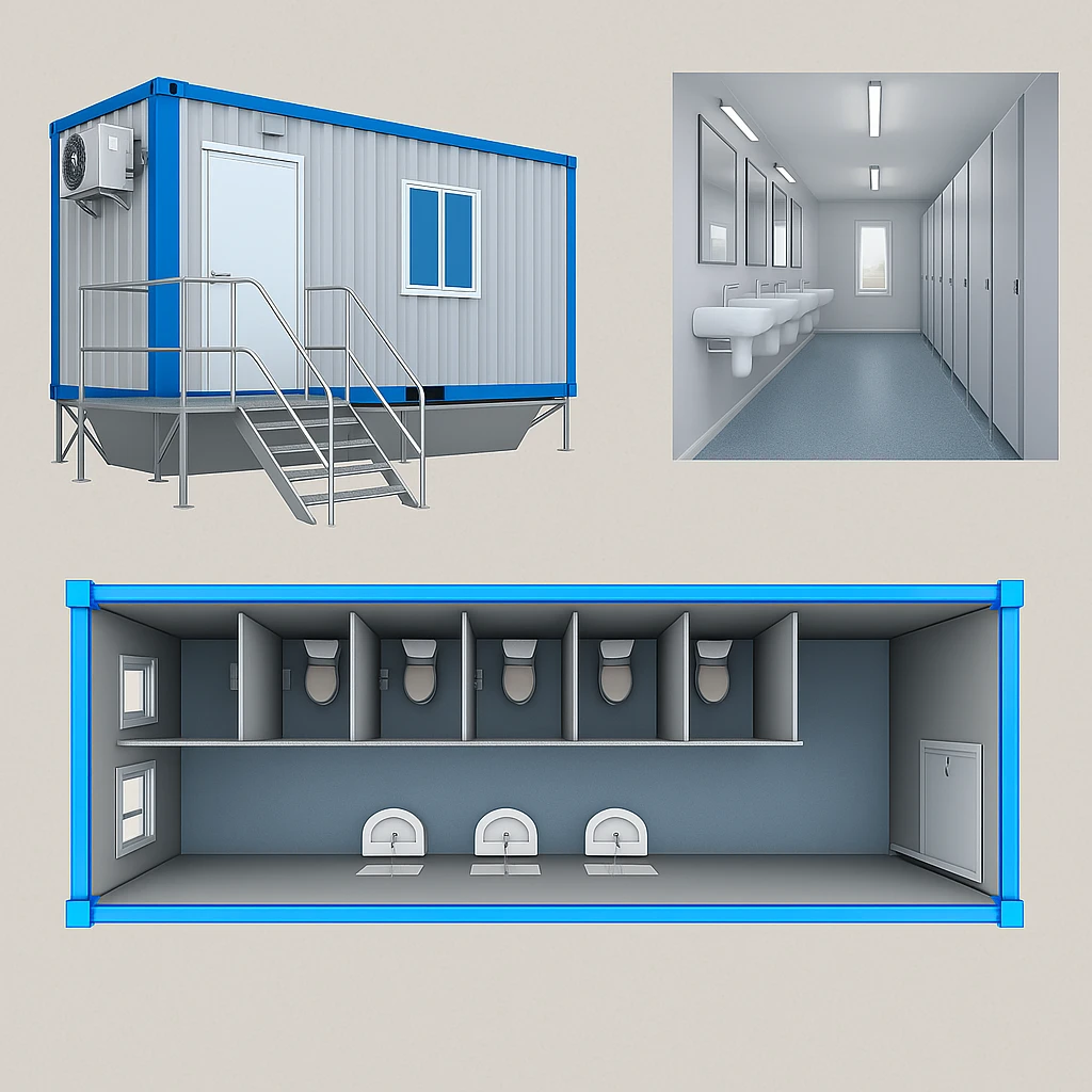 Restroom Containers